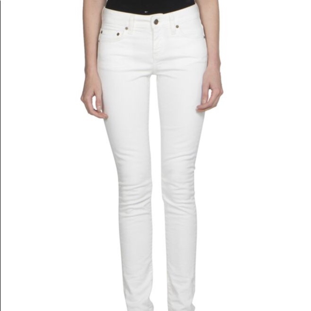 Saint Laurent White Denim Jeans